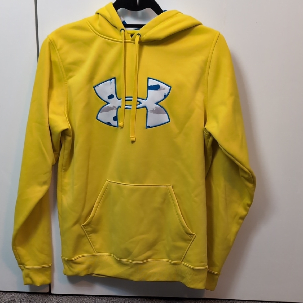 Under Armour Vibrant Yellow Hoodie with Logo